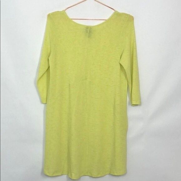 Clara Sun Woo Neon Yellow Tunic Like New Size M - Picture 5 of 6